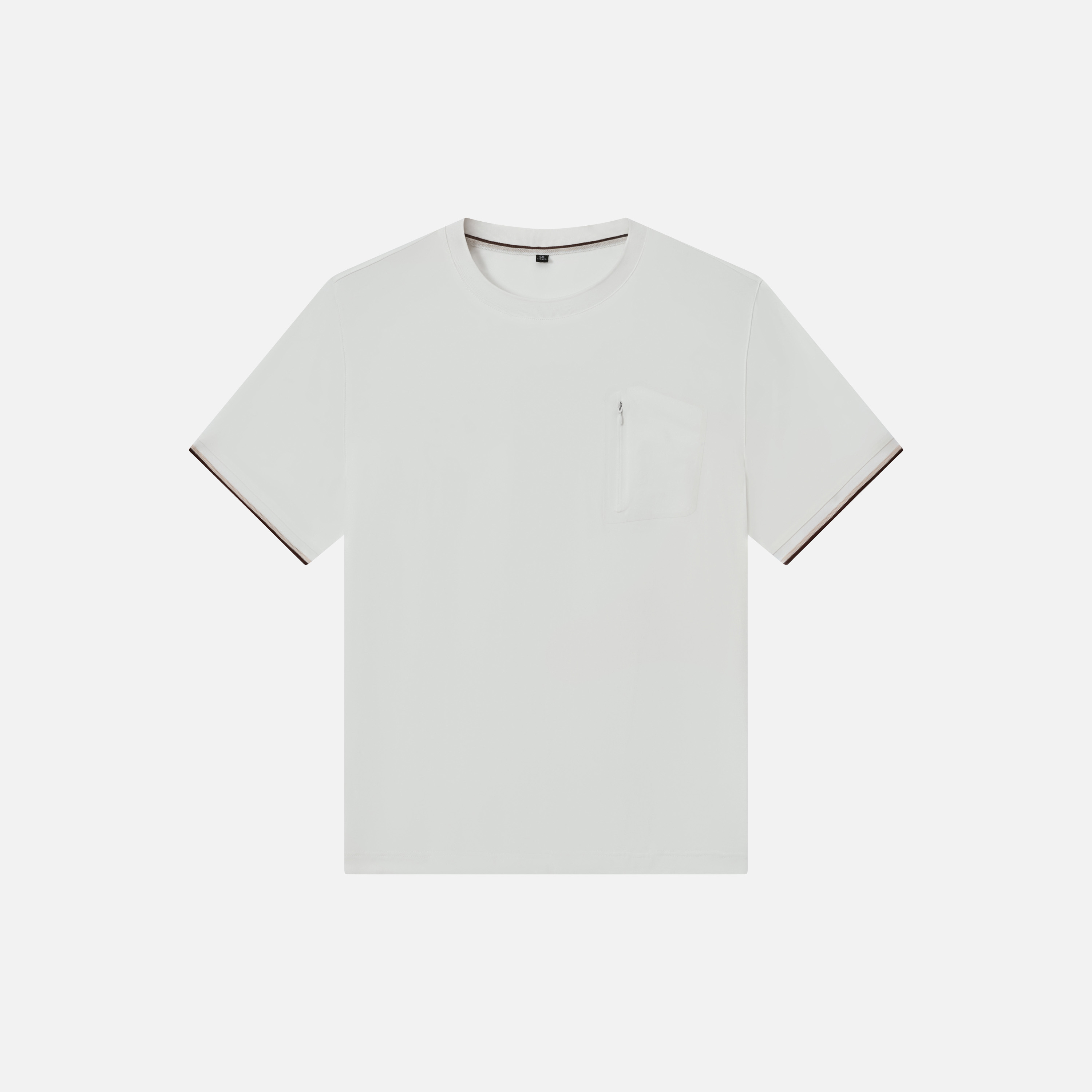 短袖棉T恤-白色-VTCK2762A04